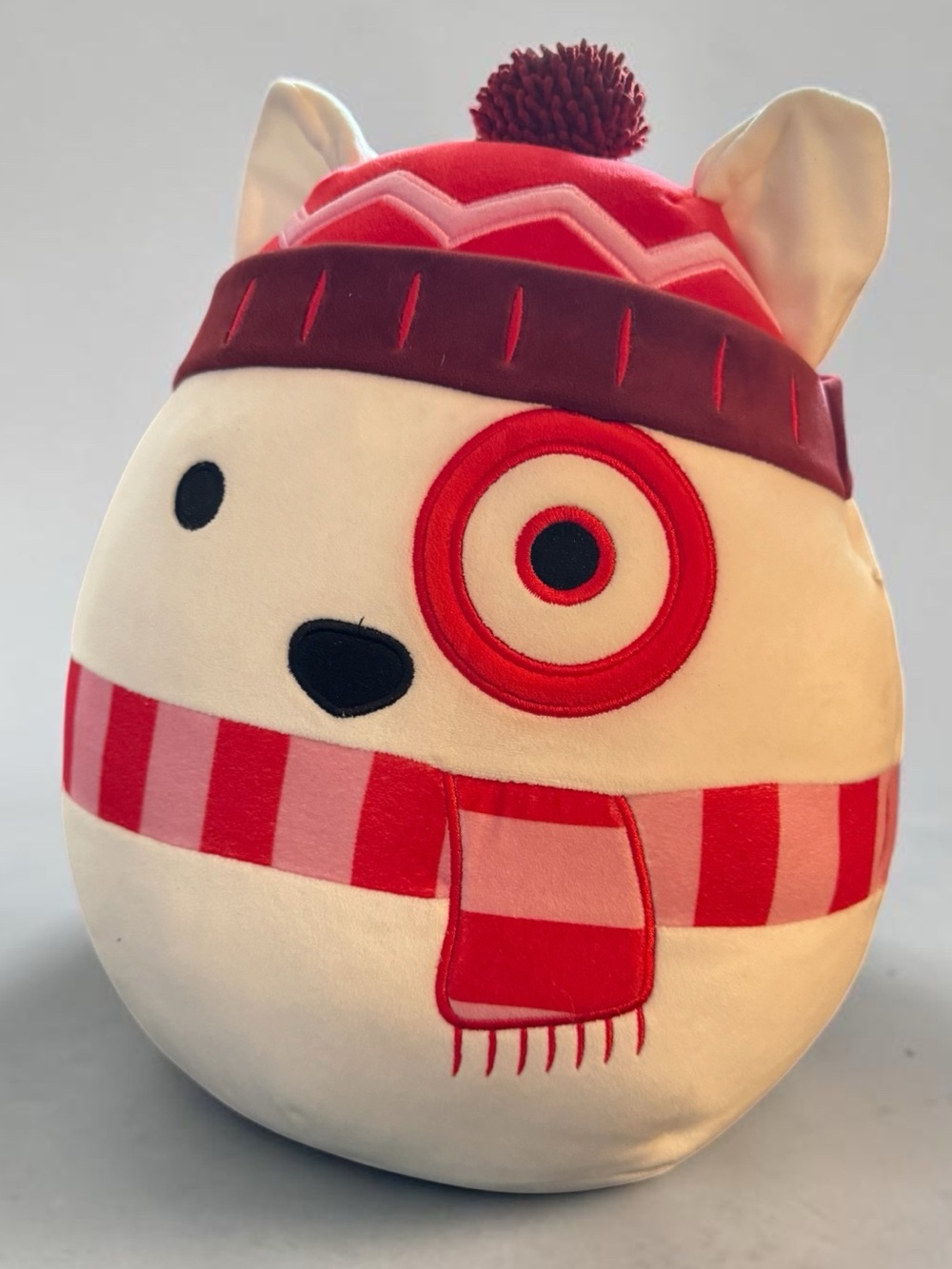 Squishmallows Target Bullseye Dog 12” 2024 Christmas Winter Exclusive Plush